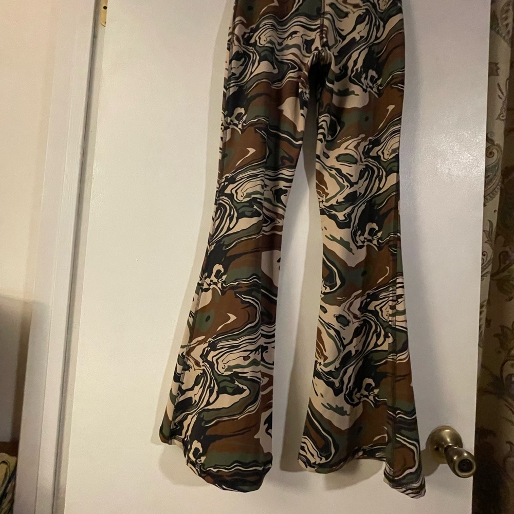 Stylish Camouflage Flared Pants